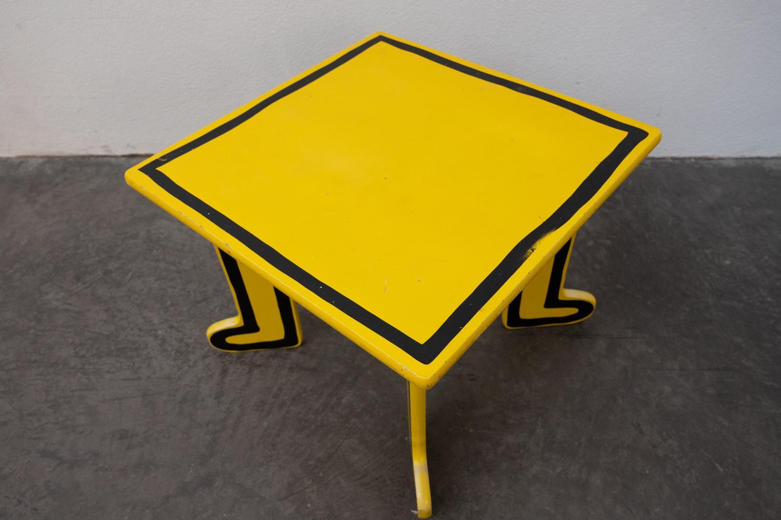 Wood Keith Haring Kids Table by Vilac