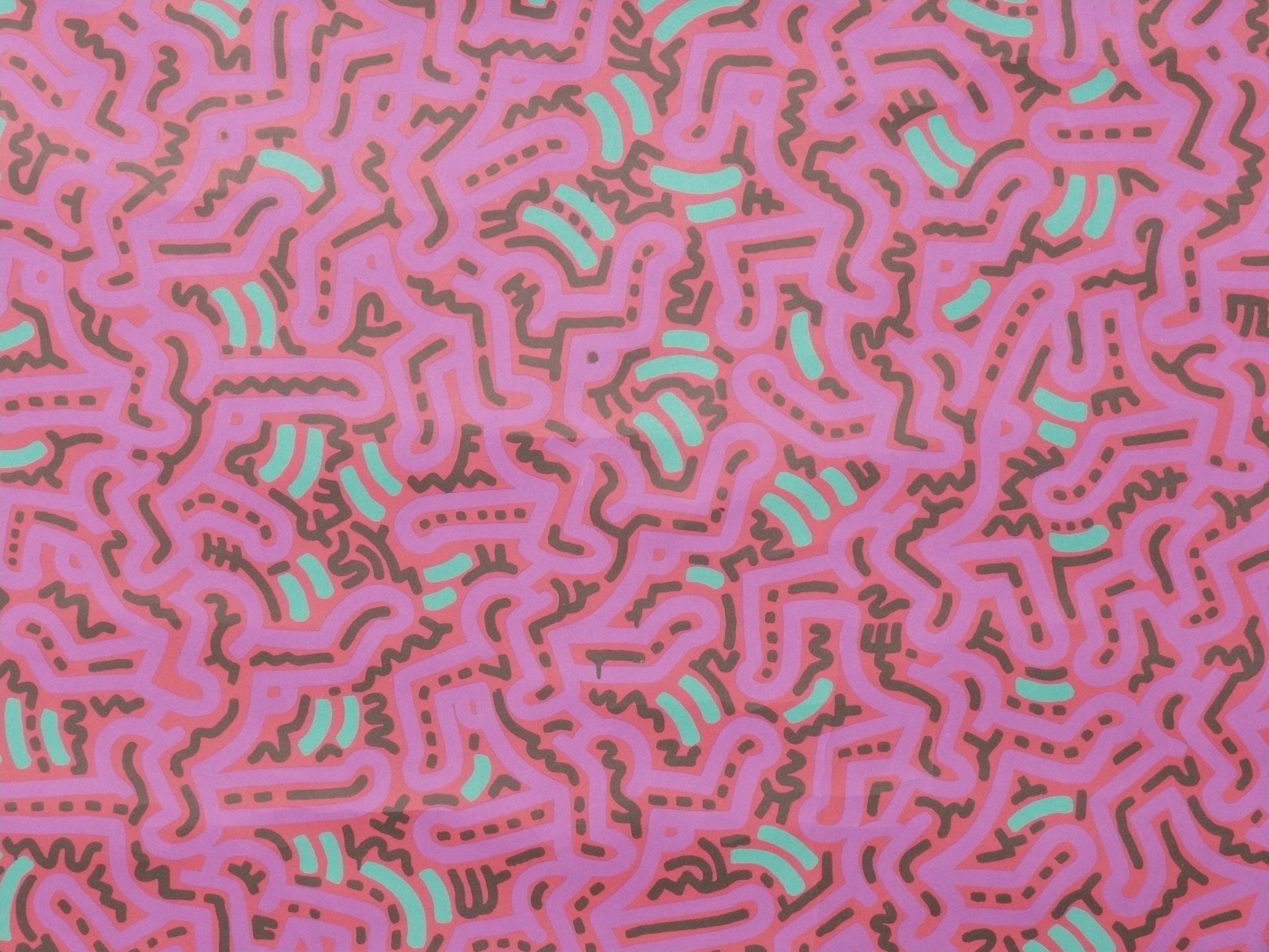 Américain Lithographie de Keith Haring Art moderne du milieu du siècle 1980 26