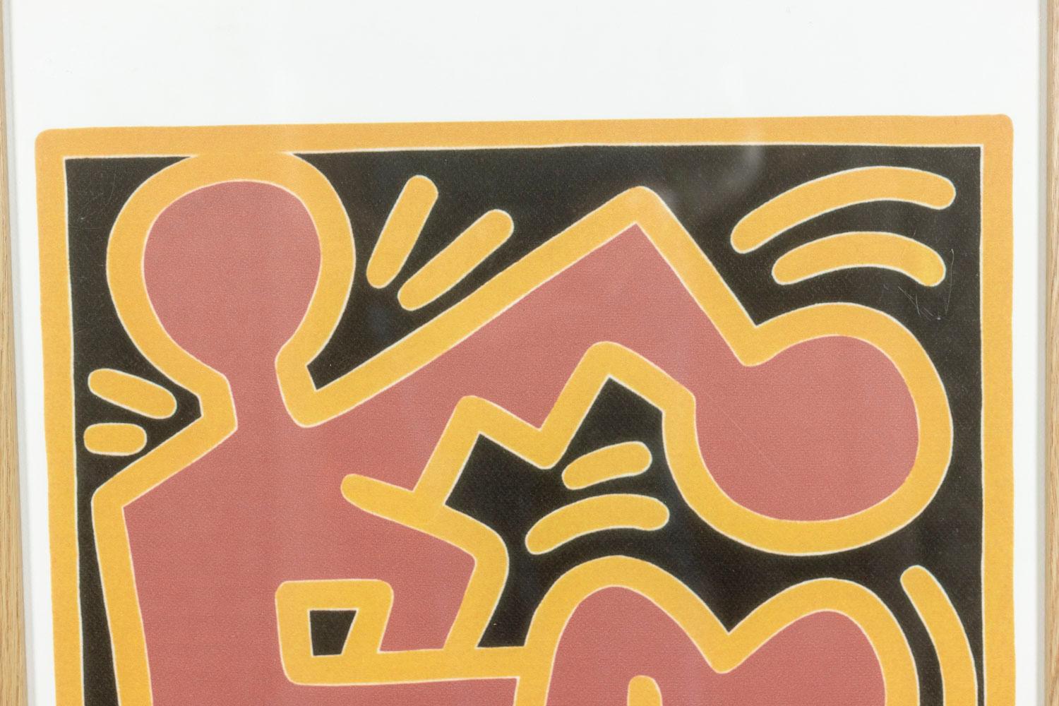 Américain Keith Haring, lithographie, années 1990 en vente