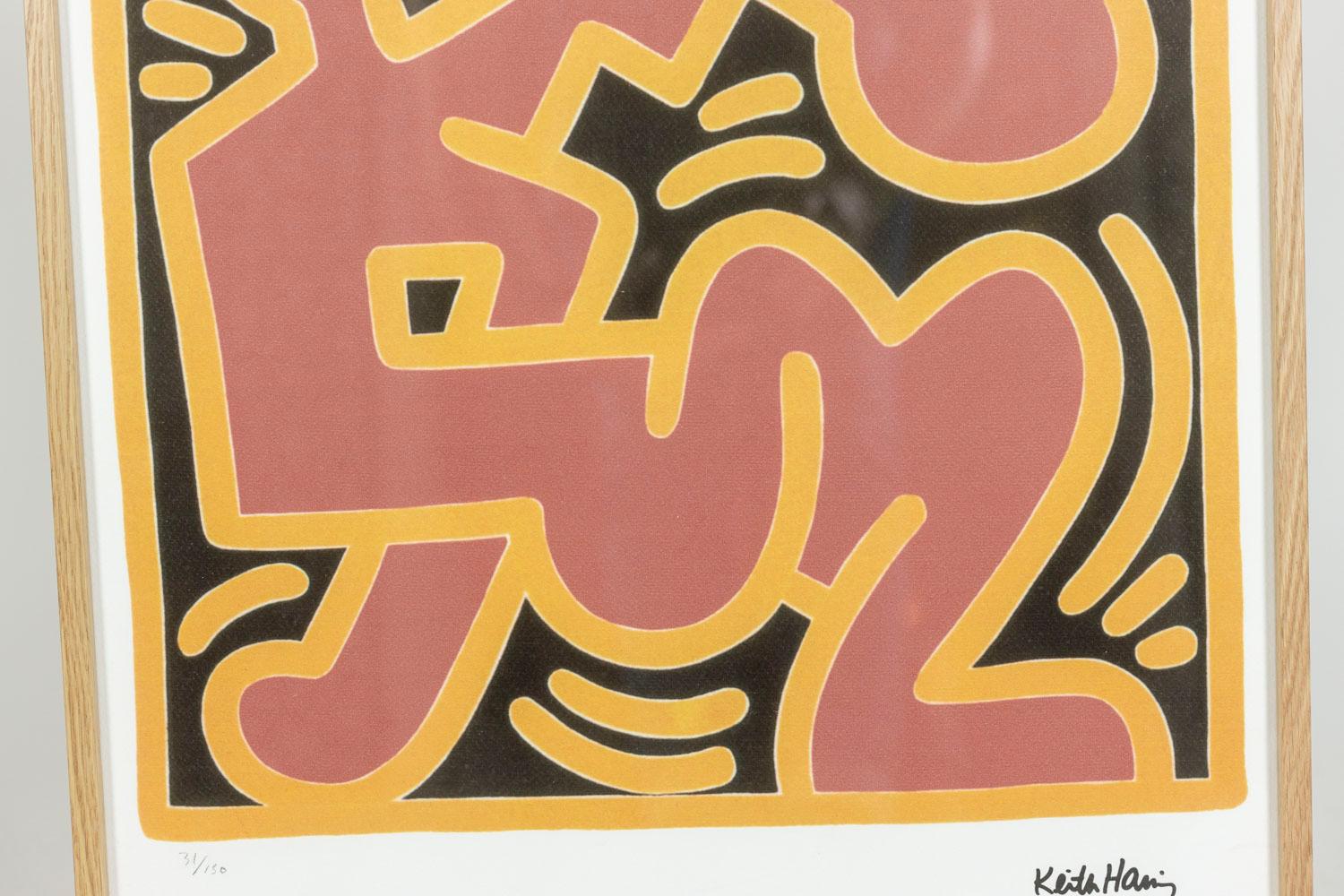20th Century Keith Haring, Lithography, 1990s For Sale
