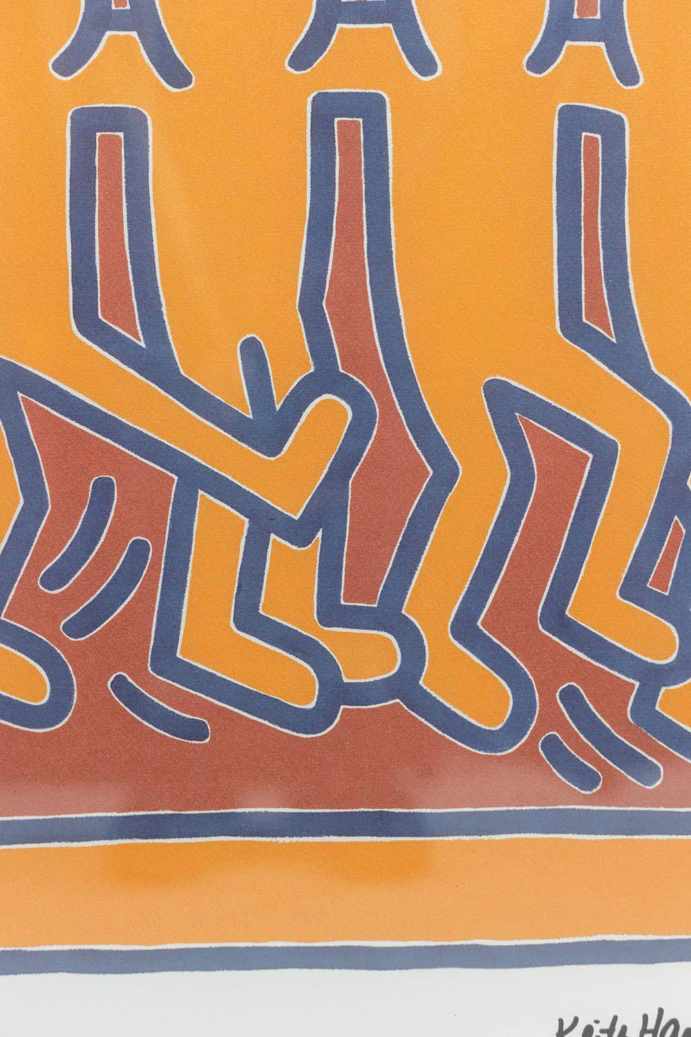 20ième siècle Keith Haring, lithographie, années 1990