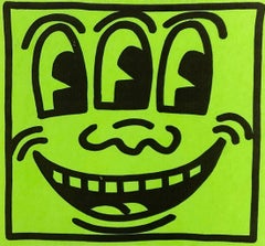 1980er Keith Haring Pop Shop-Aufkleber