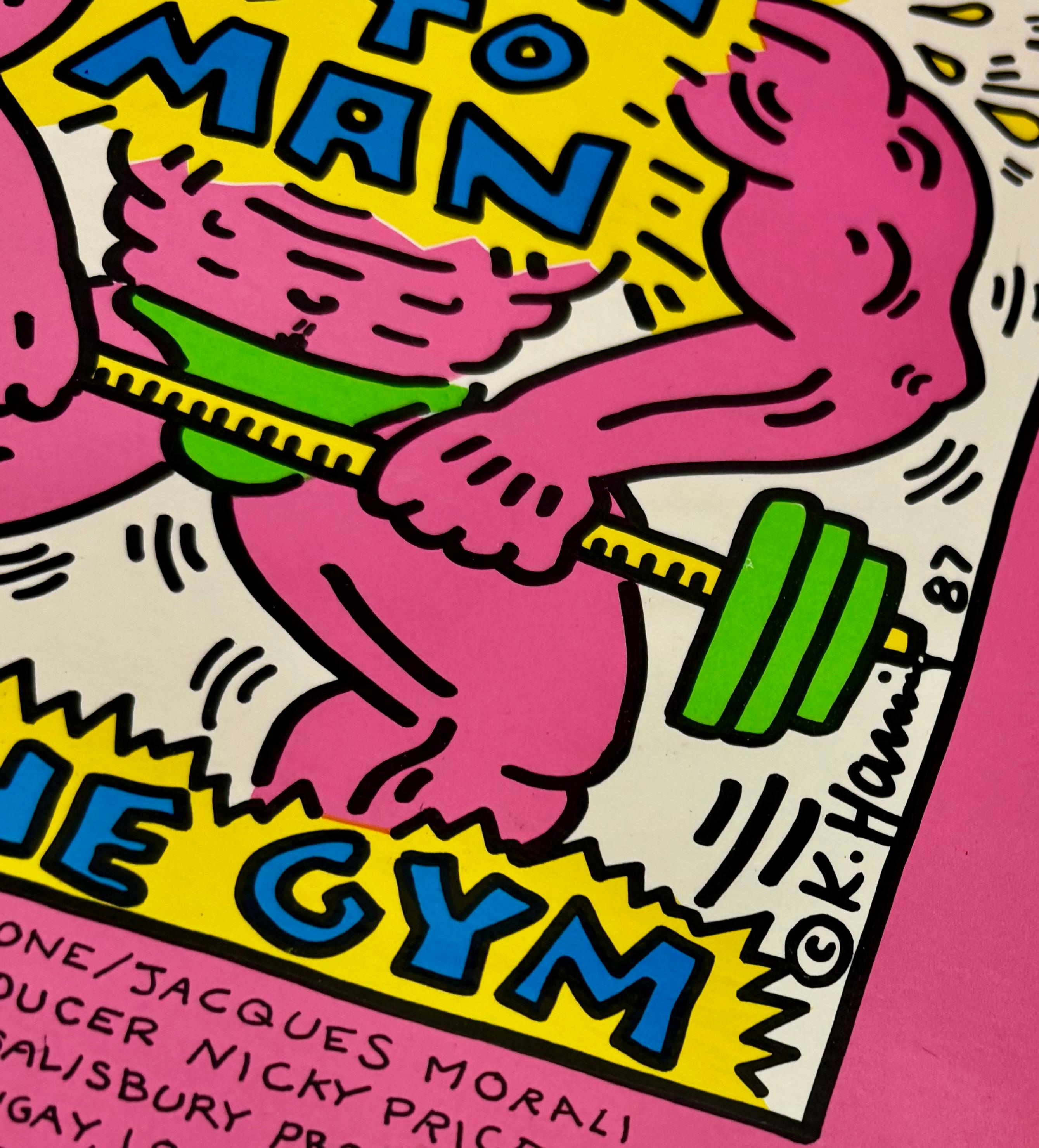 1980s Keith Haring Record Art: set of 2 (1980s Keith Haring album cover art) For Sale 4