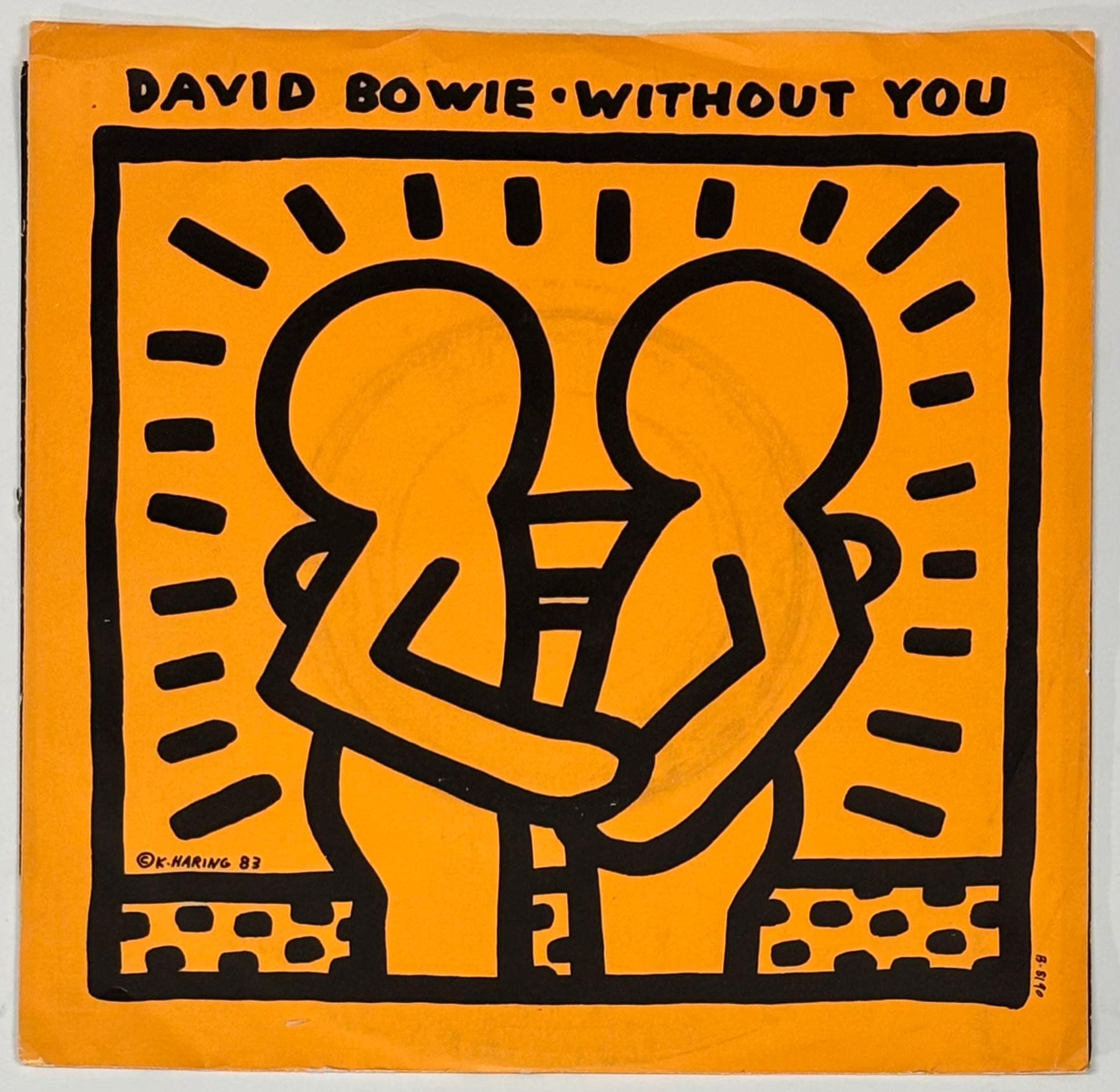 1980s Keith Haring Record Art: set of 4 (1980s Keith Haring album cover art) For Sale 1