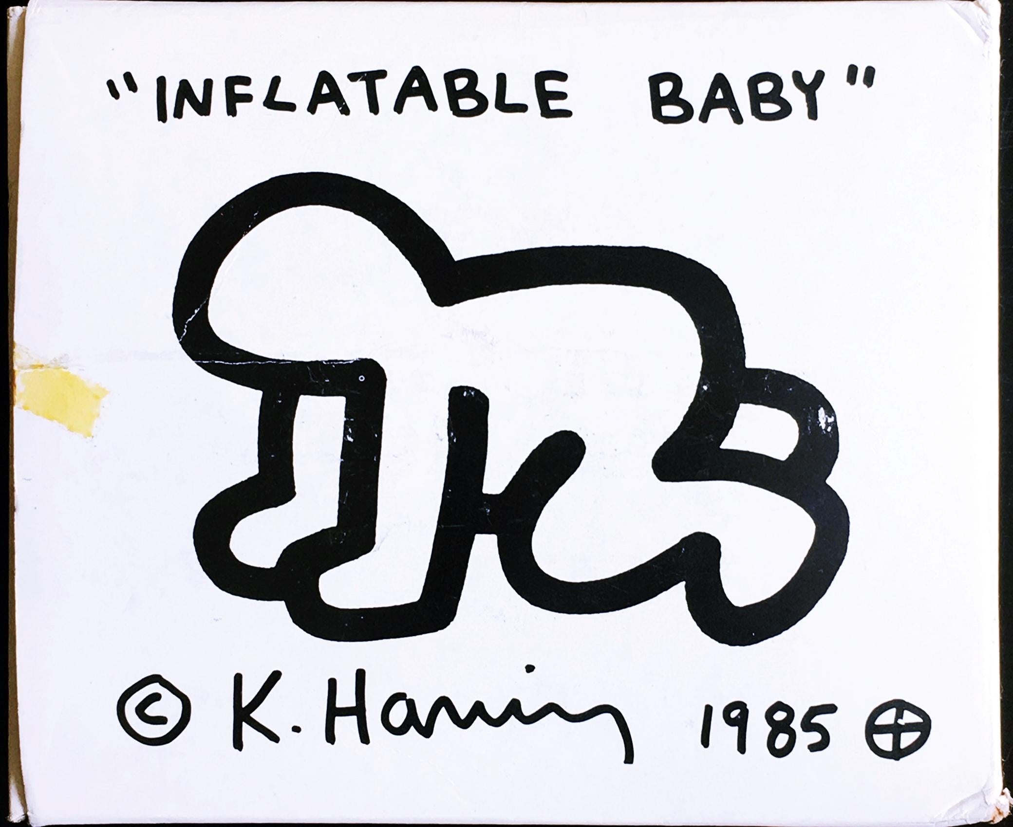 Inflatable Baby (in original Pop Shop Box) - Print by Keith Haring