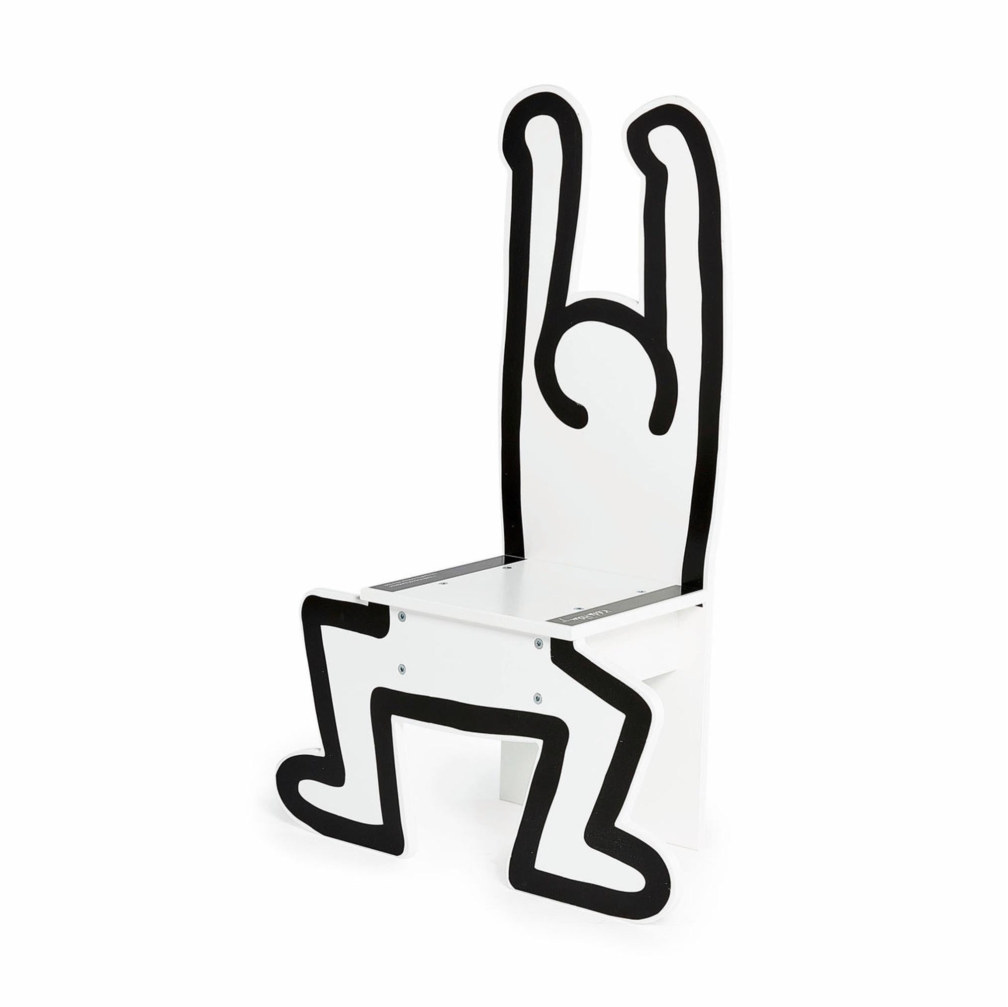 Keith Haring - Child Child Chaise Chair (blanc), 2019 en vente 1