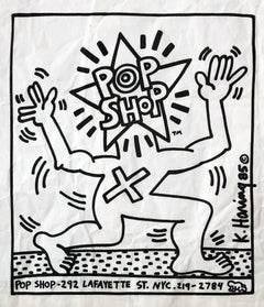 Original Keith Haring Pop Shop bag (Haring 1980s Pop Shop)