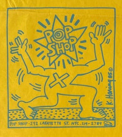 Vintage Original Keith Haring Pop Shop bag (Haring 1980s Pop Shop) 