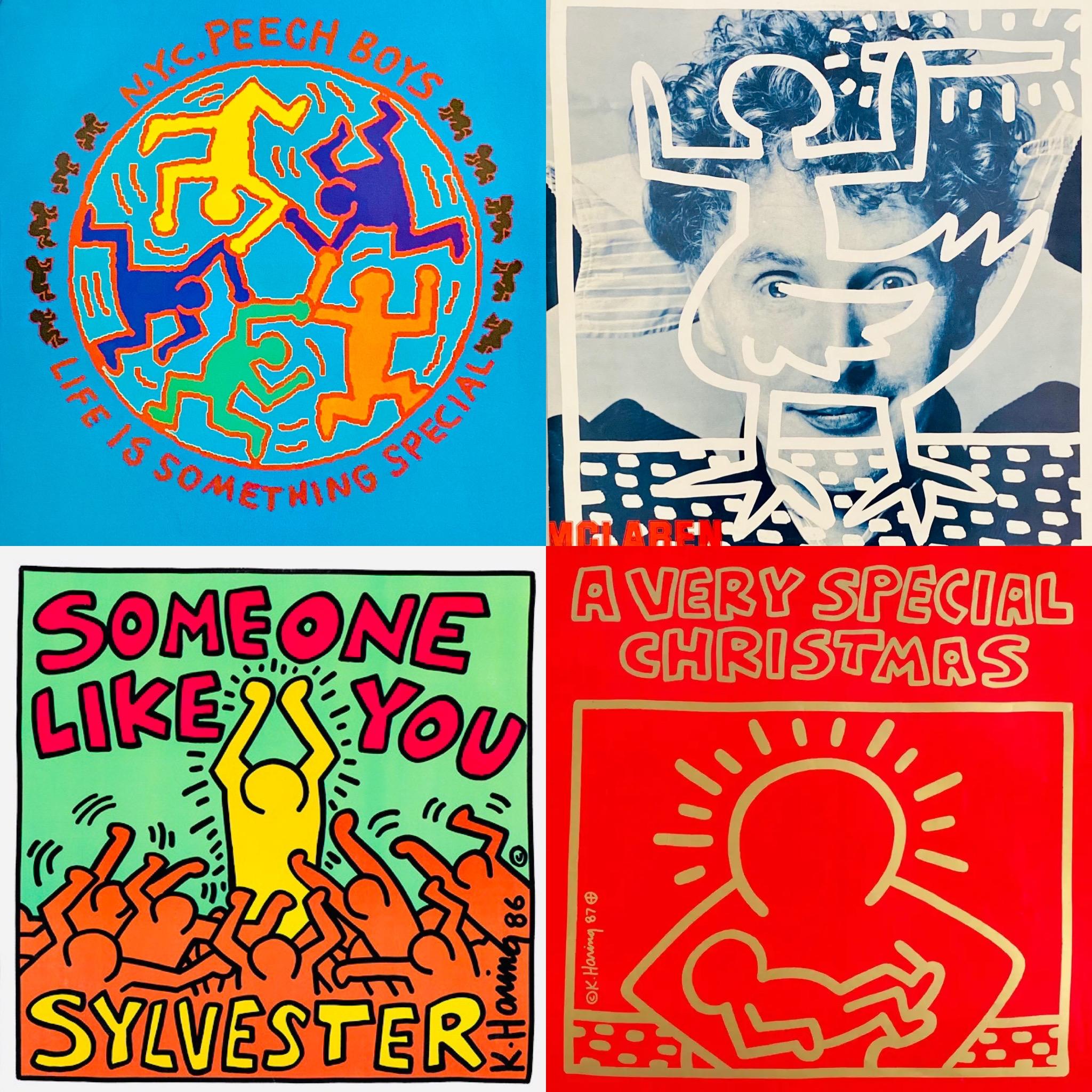 keith haring album covers