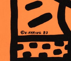 Rare Original Keith Haring Vinyl Record Art