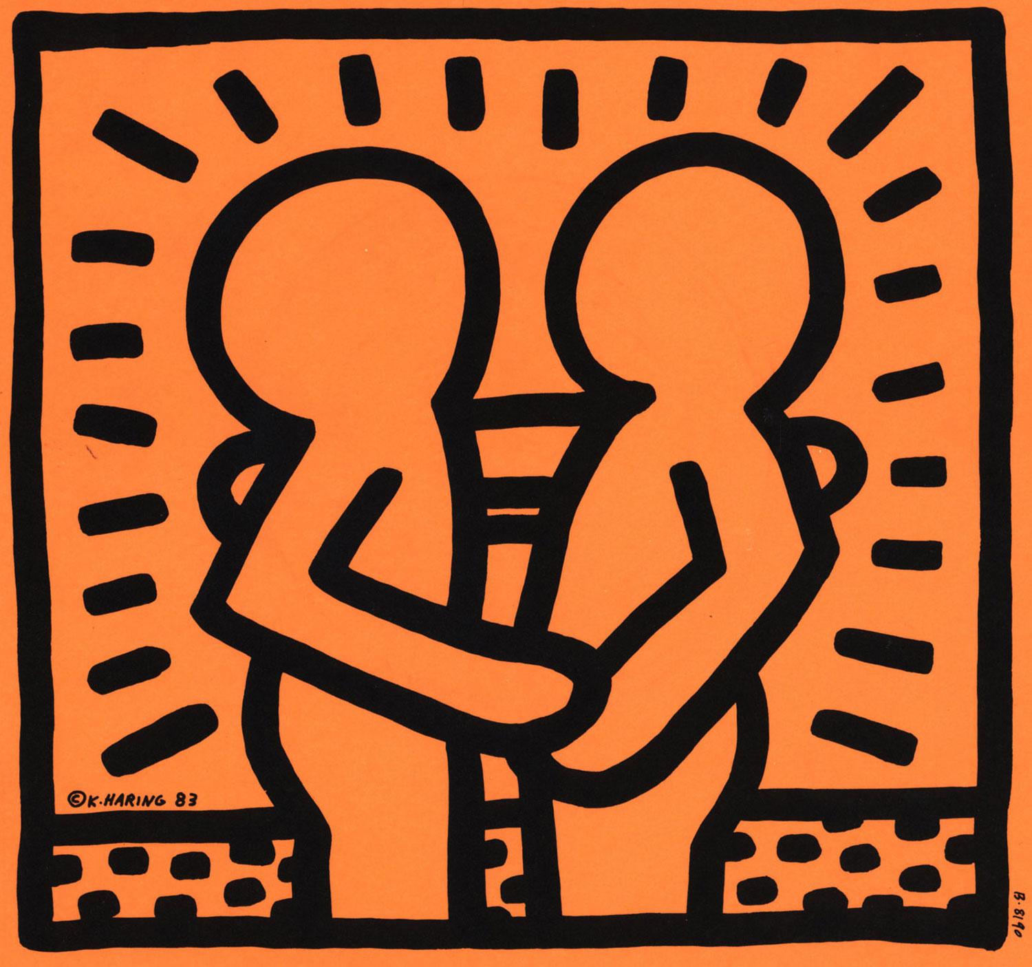 1980s Keith Haring Record Art:
David BOWIE 