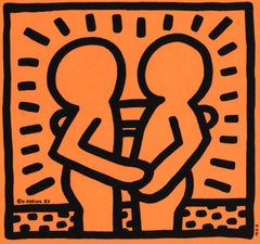 Rare Original Keith Haring Vinyl Record Art