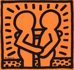 Rare Original Keith Haring Vinyl Record Art