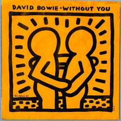Rare Original Keith Haring Vinyl Record Art
