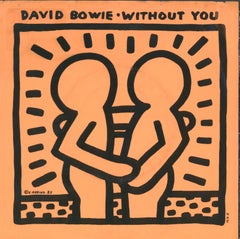 Rare Original Keith Haring Vinyl Record Art