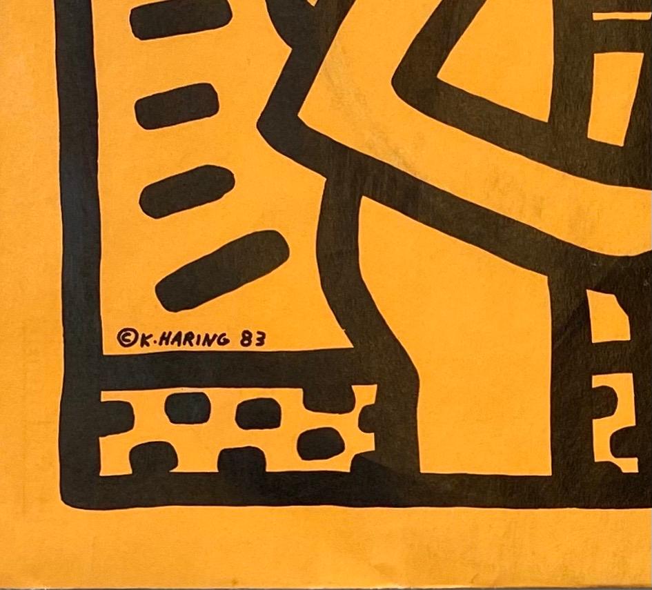 Rare Original Keith Haring Vinyl Record Art 3