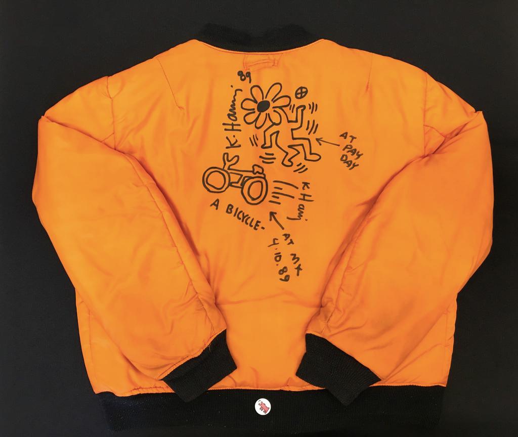 Untitled (Bomber Jacket) - Mixed Media Art by Keith Haring