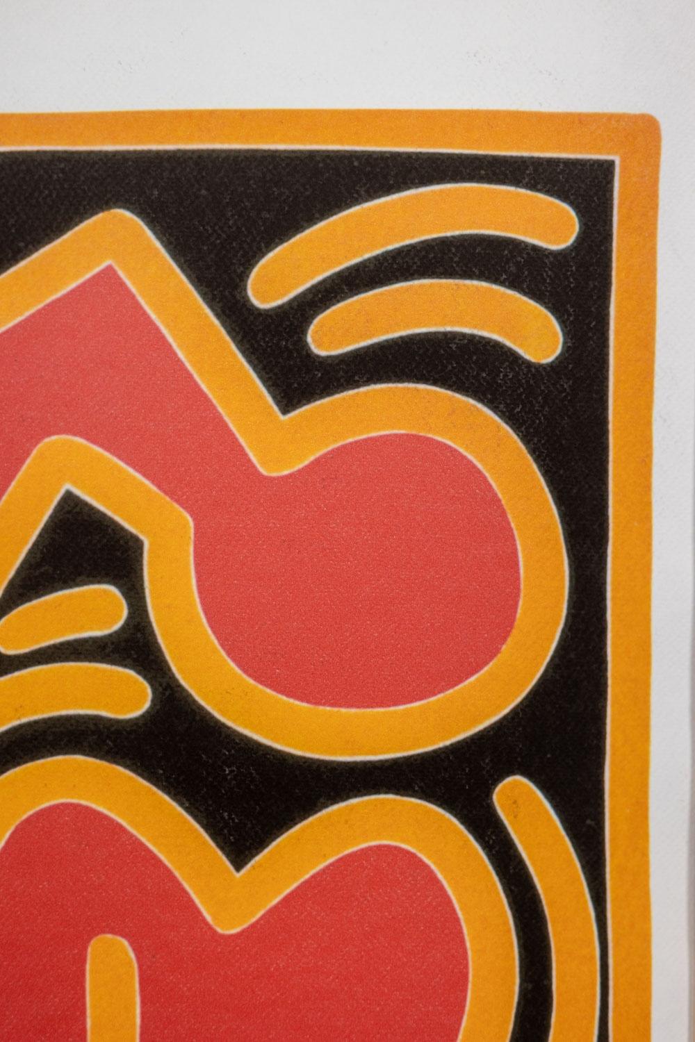 Keith Haring. Nummerierter Farbserigrafie-Druck. 1990s (amerikanisch) im Angebot