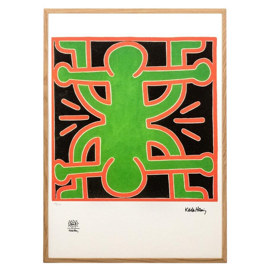 Keith Haring. Nummerierter Farbserigrafie-Druck. 1990s