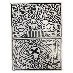 „Poster für die Nuclear Disarmament“, Keith Haring, 1982
