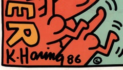 Copertina di un album di Keith Haring degli anni '80 (Keith Haring vintage)