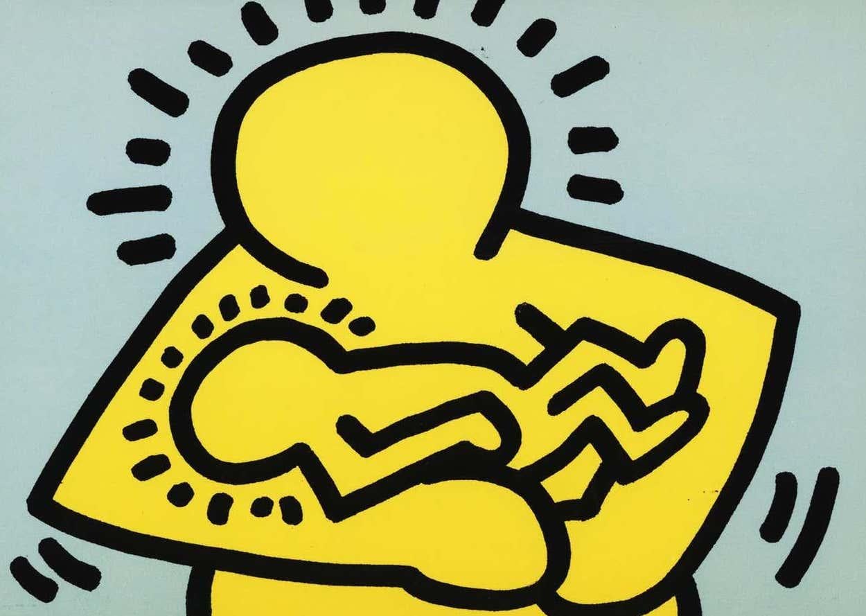 1980s Keith Haring gallery announcement (Keith Haring Brooklyn)  3