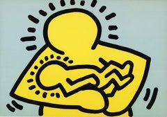 Vintage 1980s Keith Haring gallery announcement (Keith Haring Brooklyn) 