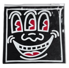 1980s Keith Haring Pop Shop collectible (Keith Haring three-eyed)