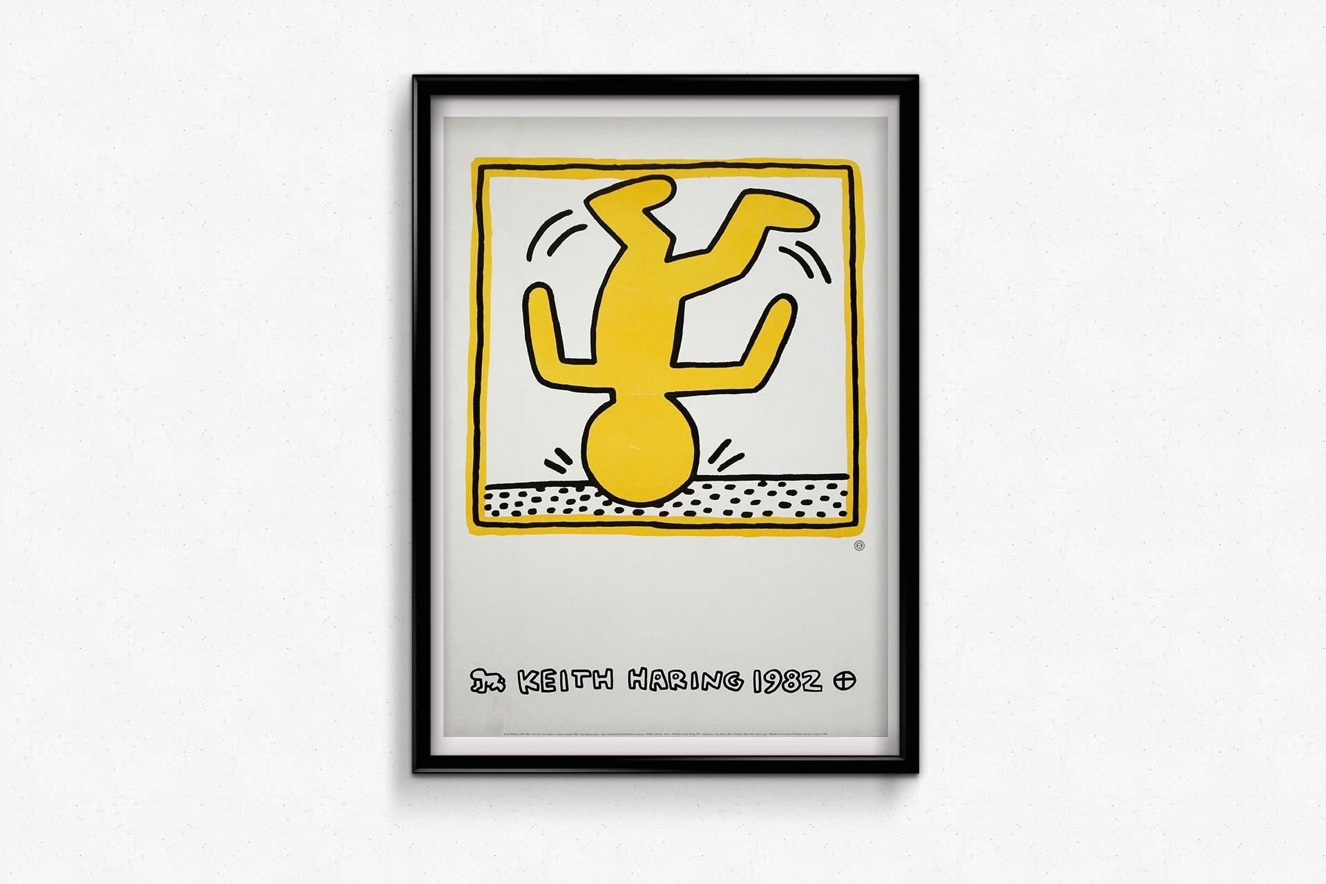 Cartel original de 1982 de Keith Haring - 