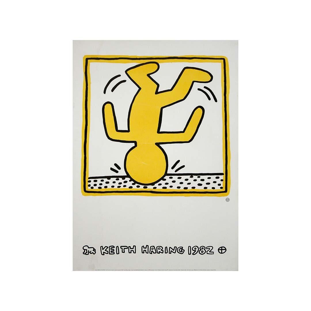 Cartel original de 1982 de Keith Haring - 