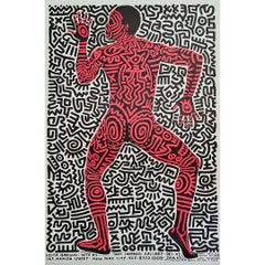 1984 Original Poster by Keith Haring - Tony Shafrazi Gallery