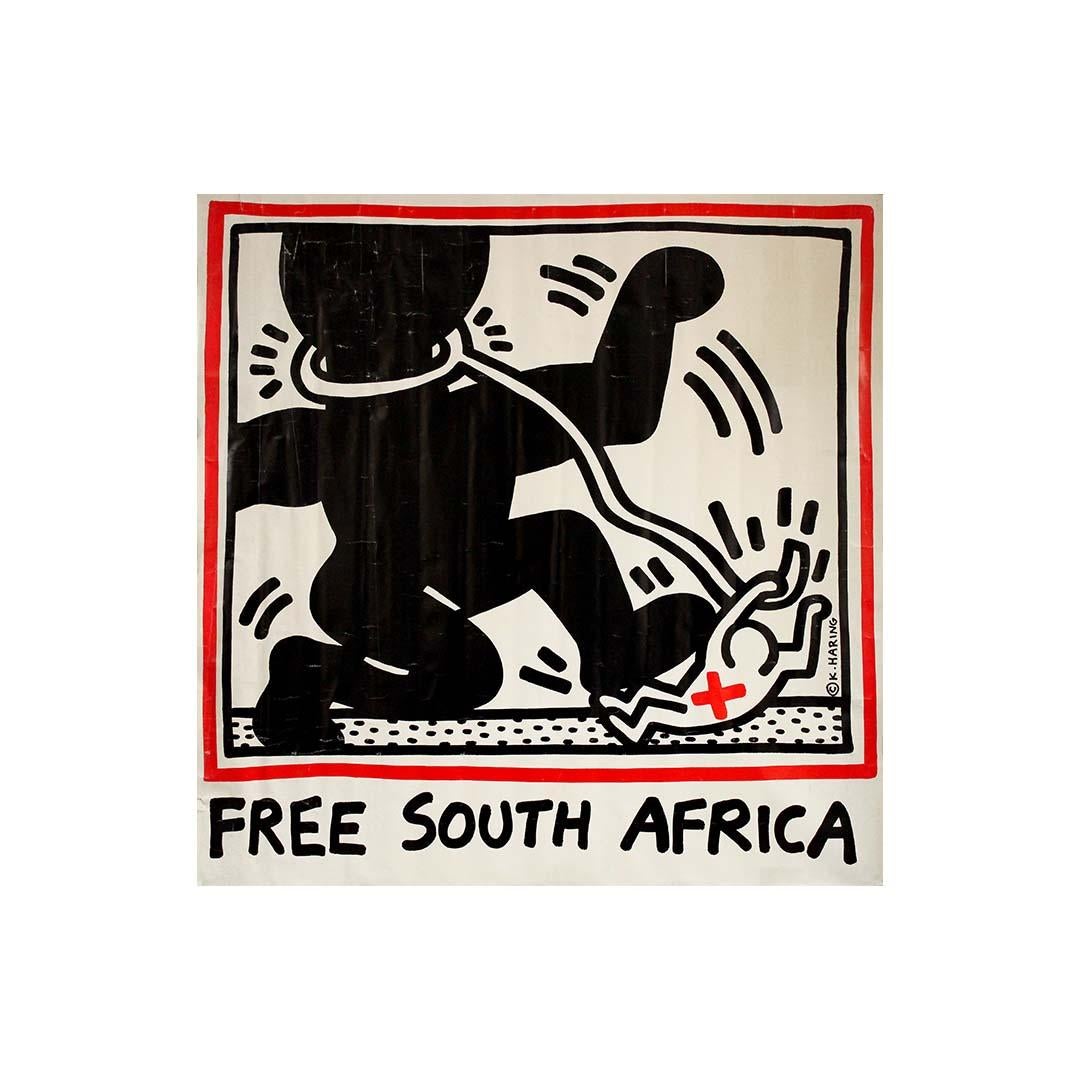 1985 original poster by Keith Haring - 