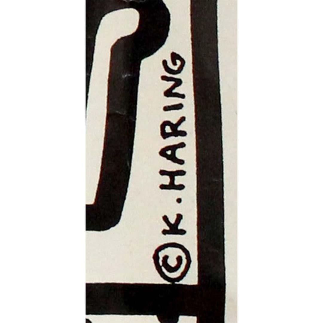 1985 original poster by Keith Haring - 
