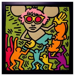 Andy Mouse - Keith Haring - Vintage Poster 1986