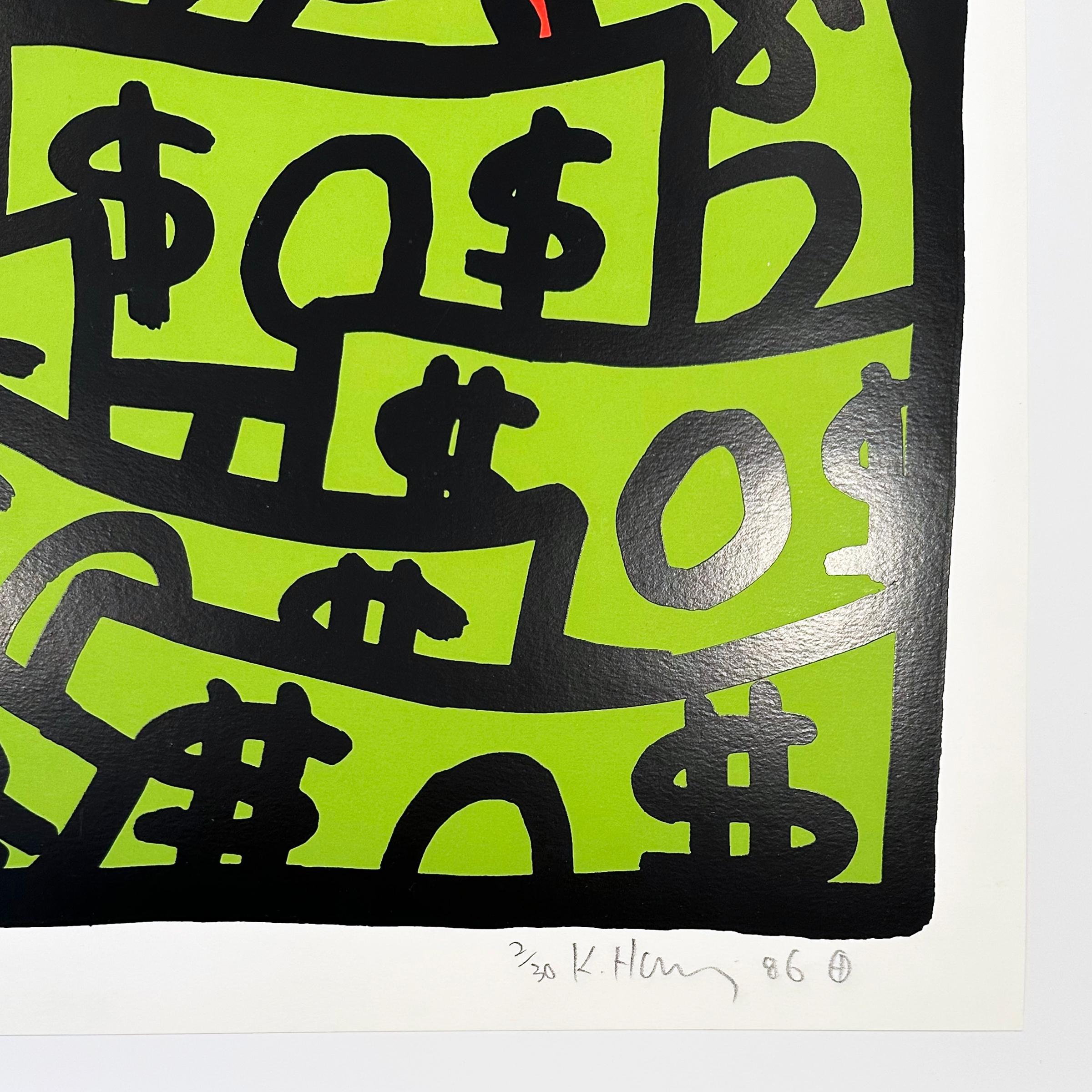Andy Mouse Plate 1 - Pop Art Print by Keith Haring