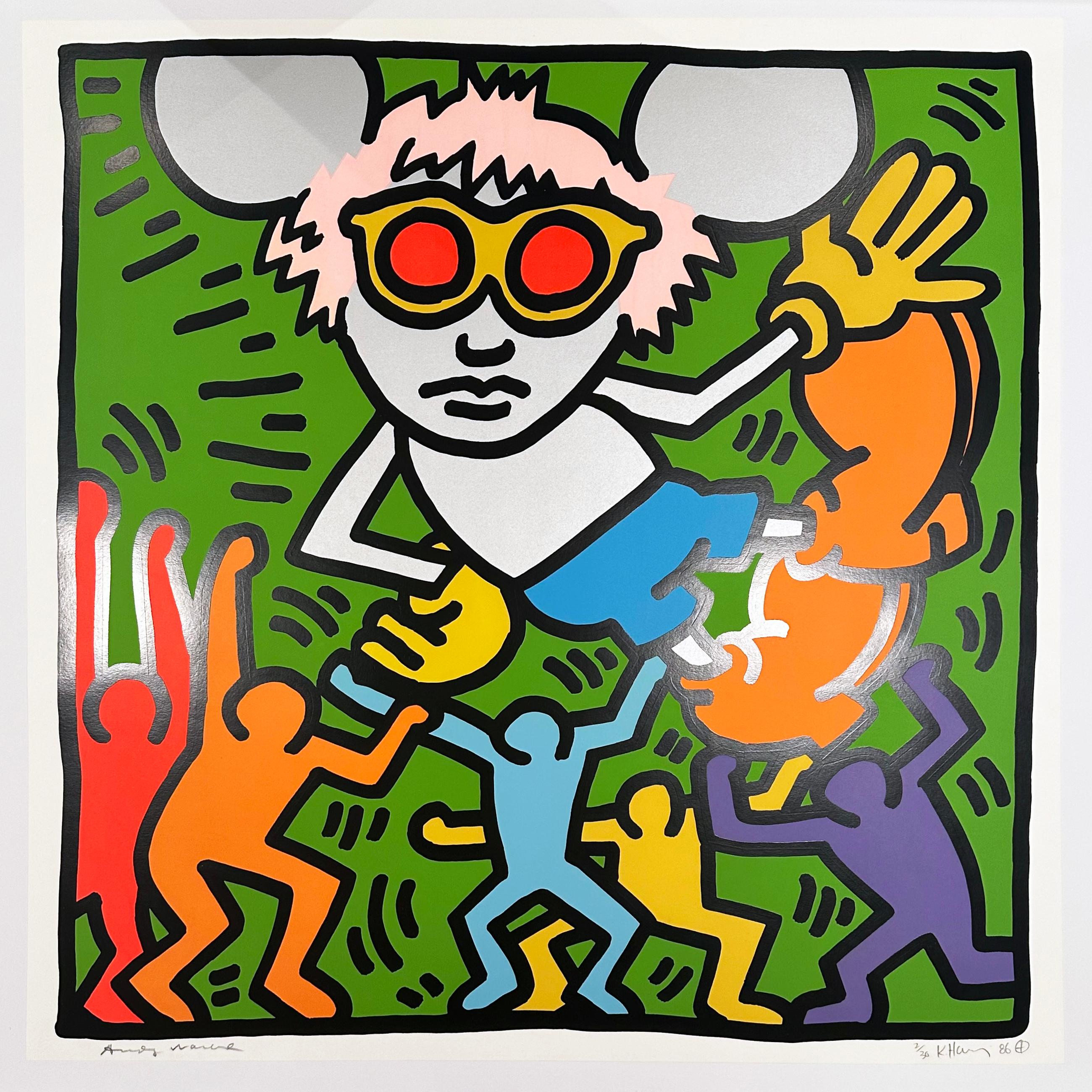 Andy Mouse Plate 2 - Print by Keith Haring