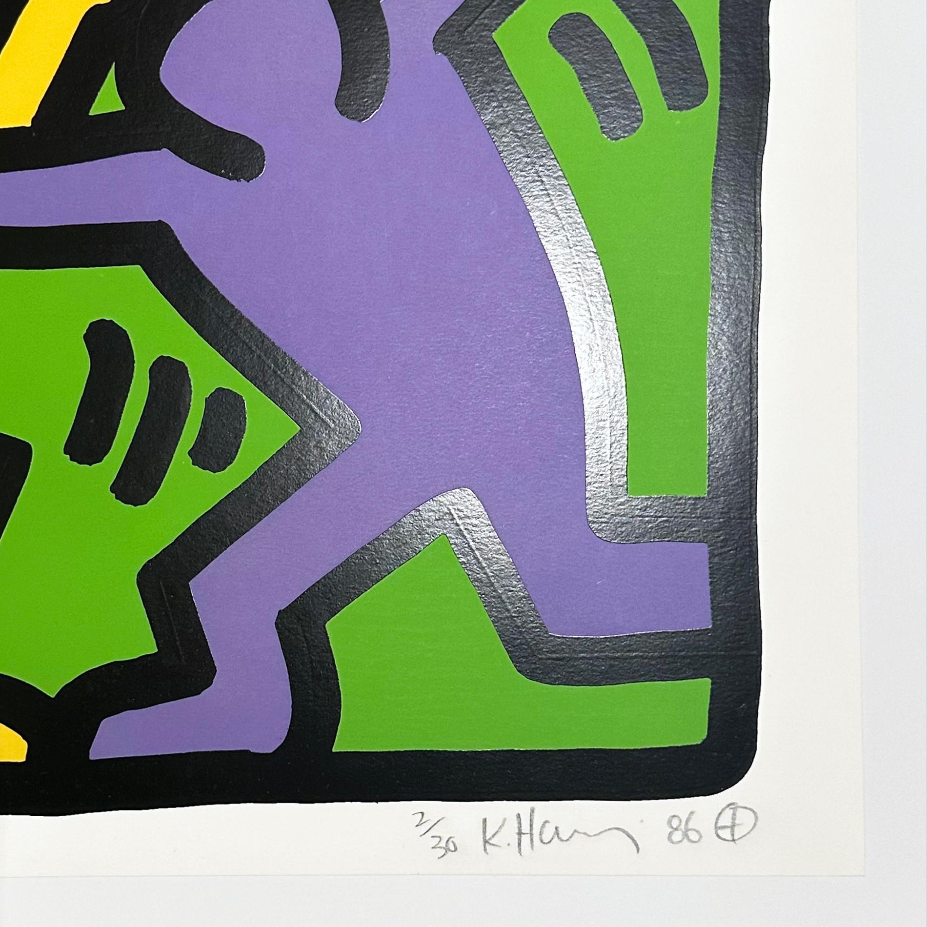 Andy Mouse Plate 2 - Pop Art Print by Keith Haring
