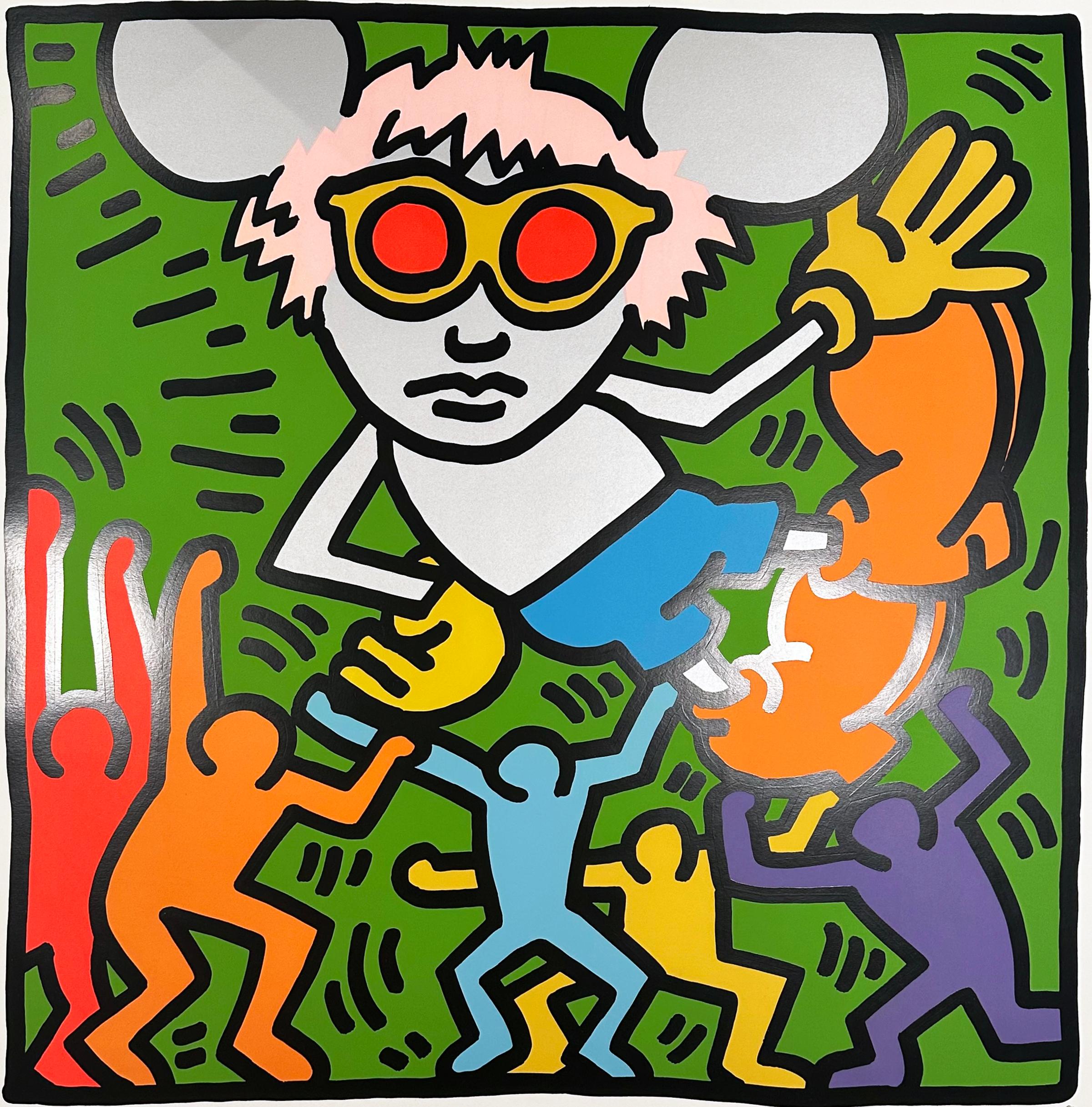 Keith Haring Abstract Print - Andy Mouse Plate 2