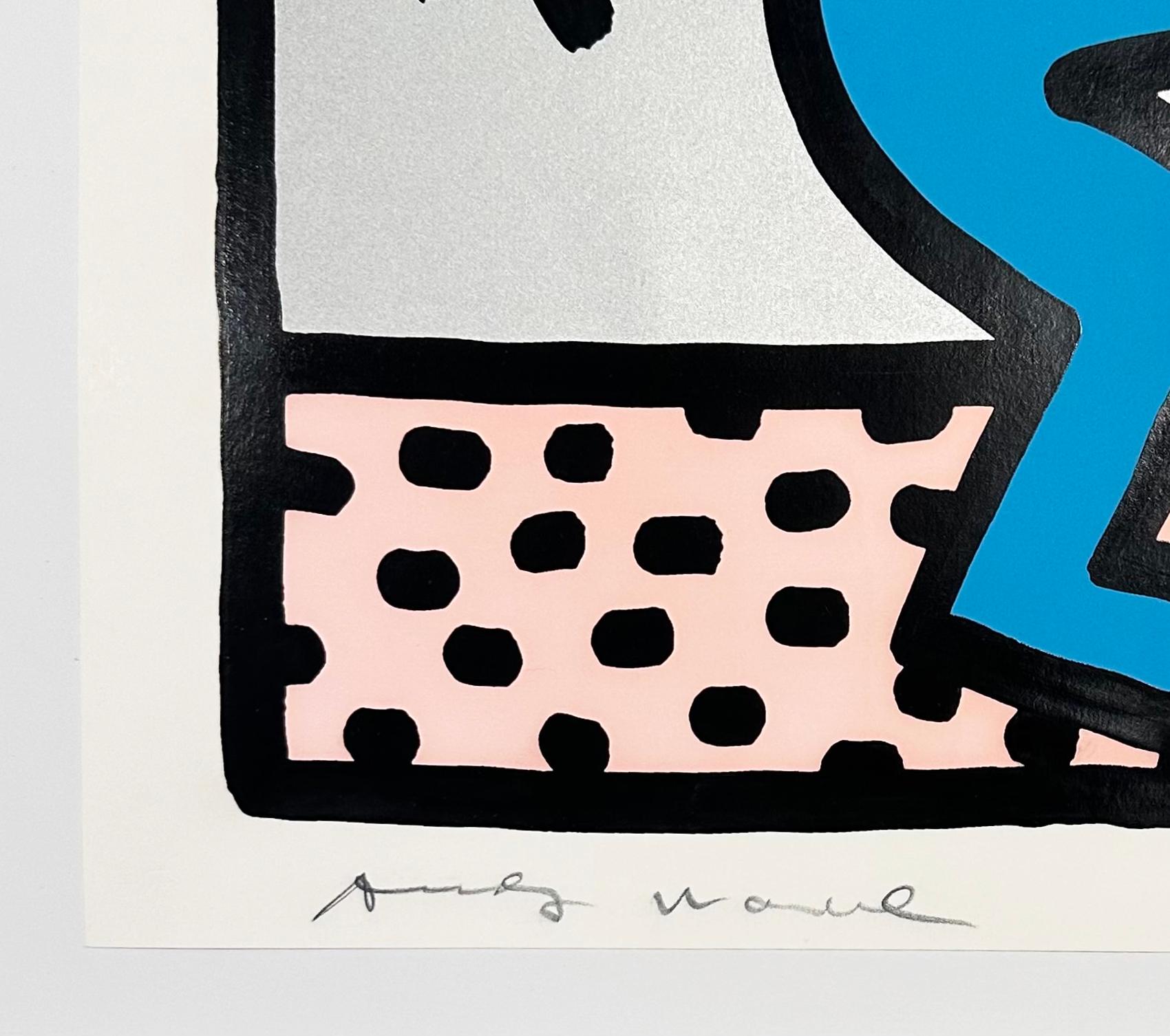 Andy Mouse Plate 3 - Pop Art Print by Keith Haring