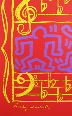 Andy Warhol Keith Haring Montreux Jazz poster 1986