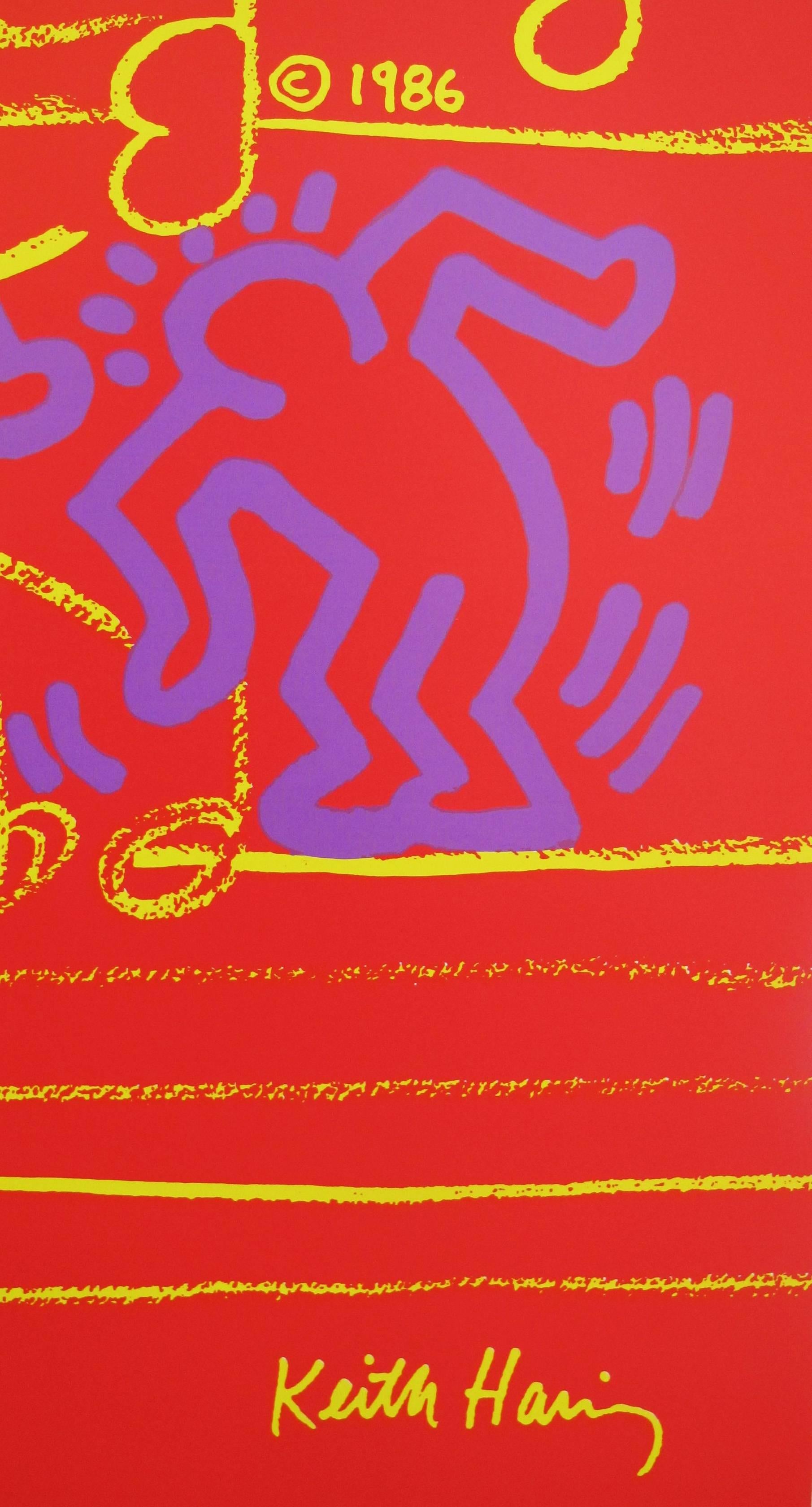 Andy Warhol, Keith Haring Montreux Jazz poster 1986 1
