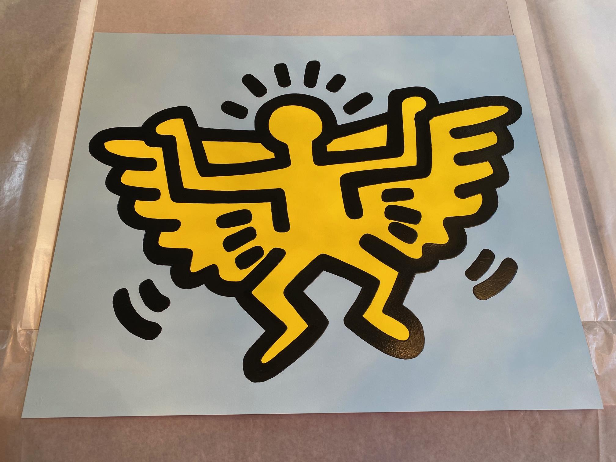 Angel from Icons Portfolio   - Print by Keith Haring