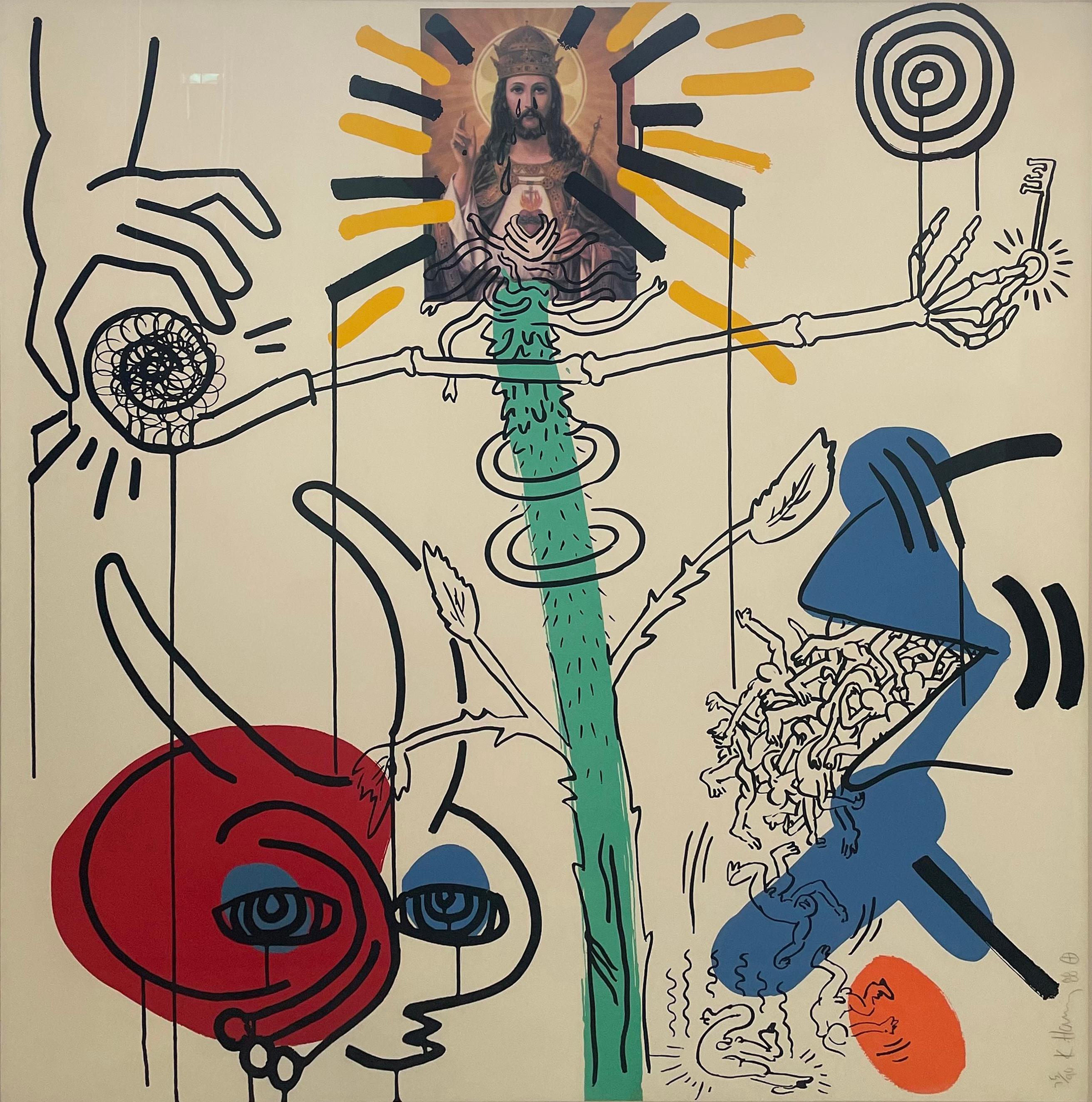 Apokalypse 10 – Print von Keith Haring