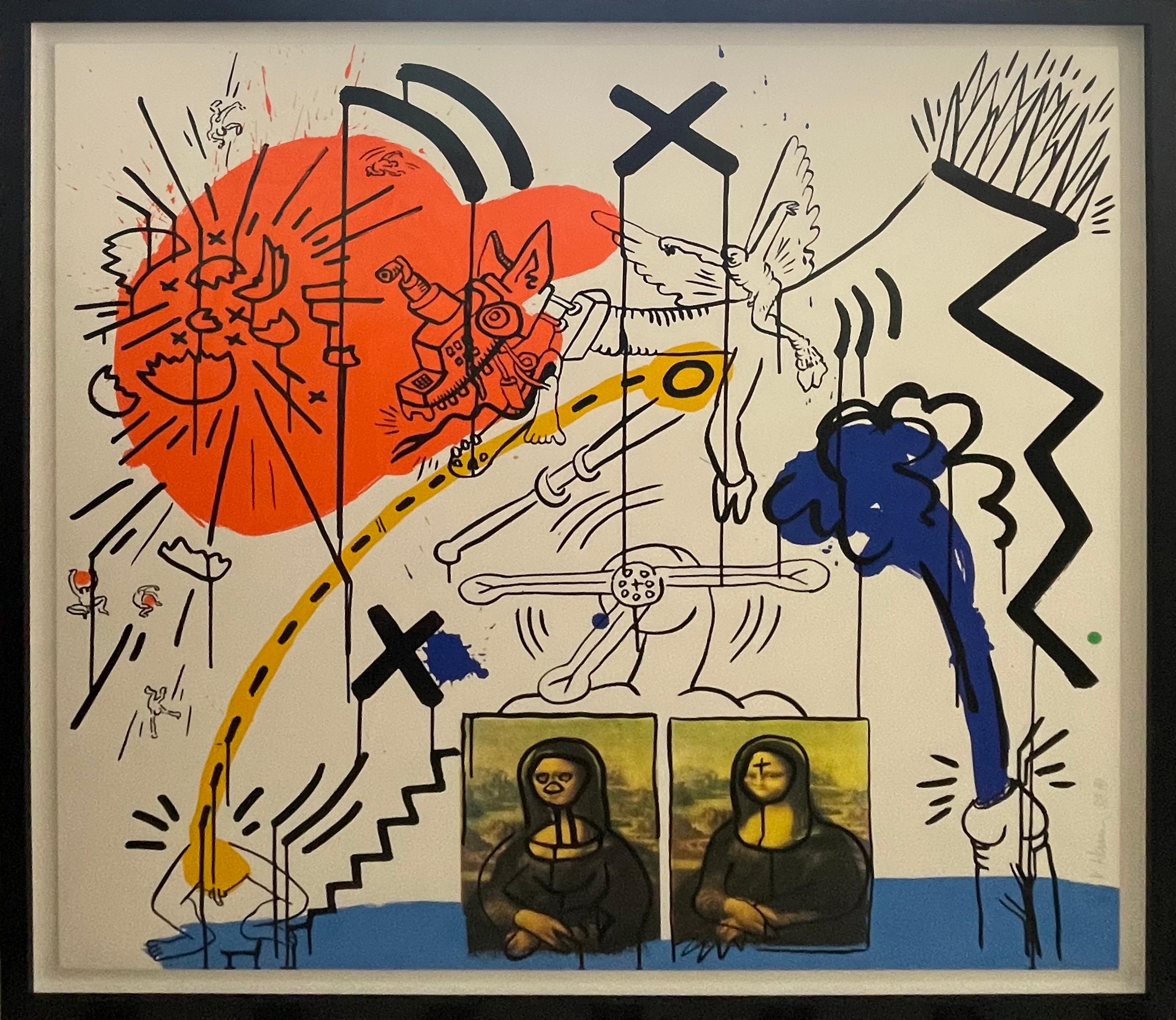 Keith Haring Figurative Print – Apokalypse 2