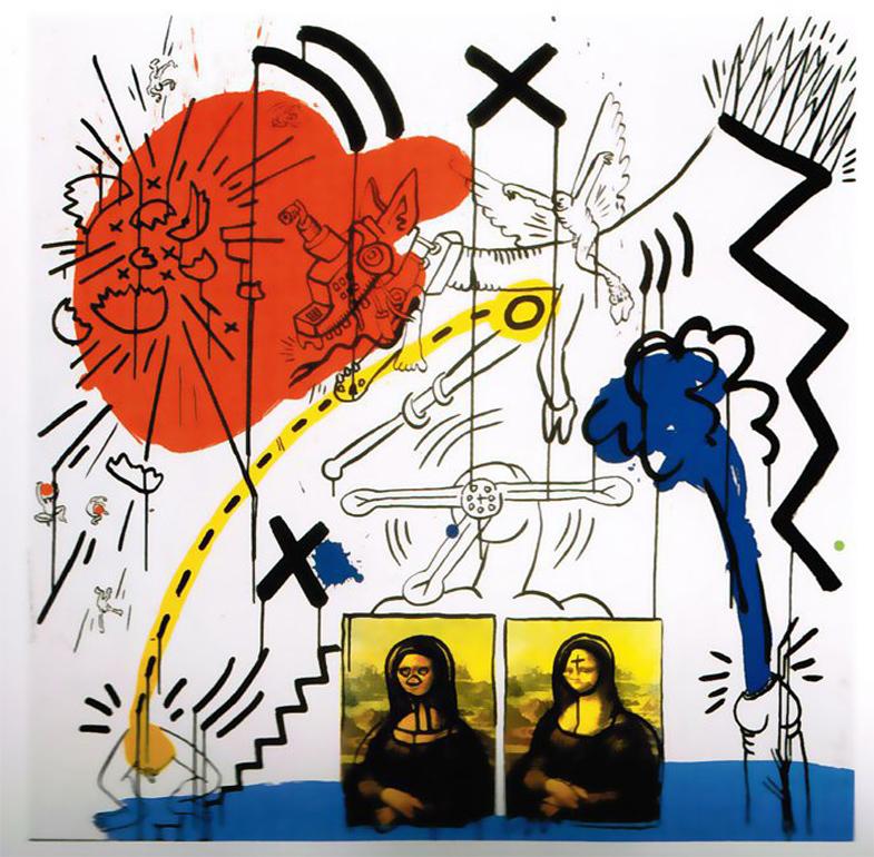 Keith Haring Landscape Print - Apocalypse 2