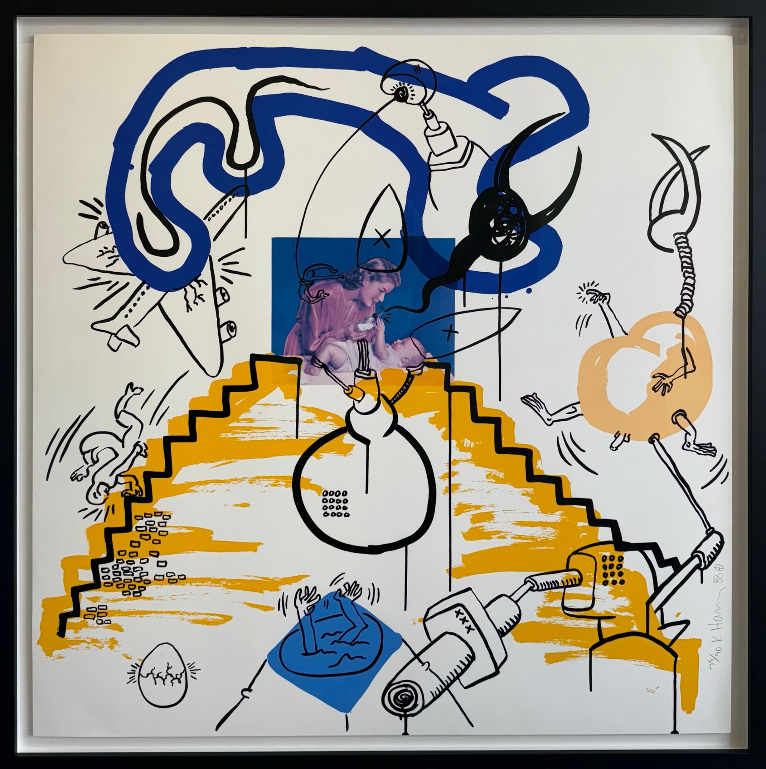 Keith Haring Figurative Print - Apocalypse 3