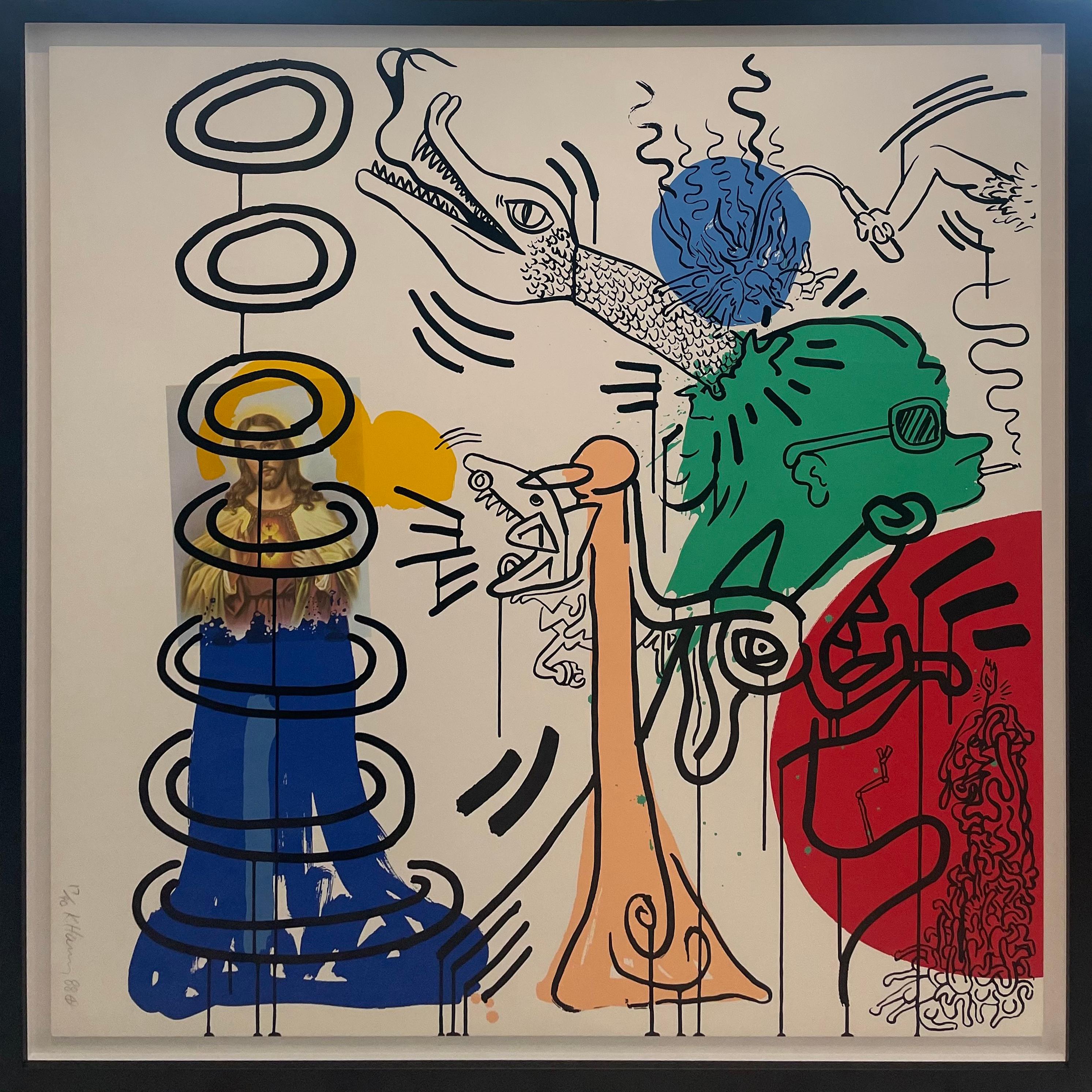 Keith Haring Figurative Print – Apokalypse 5
