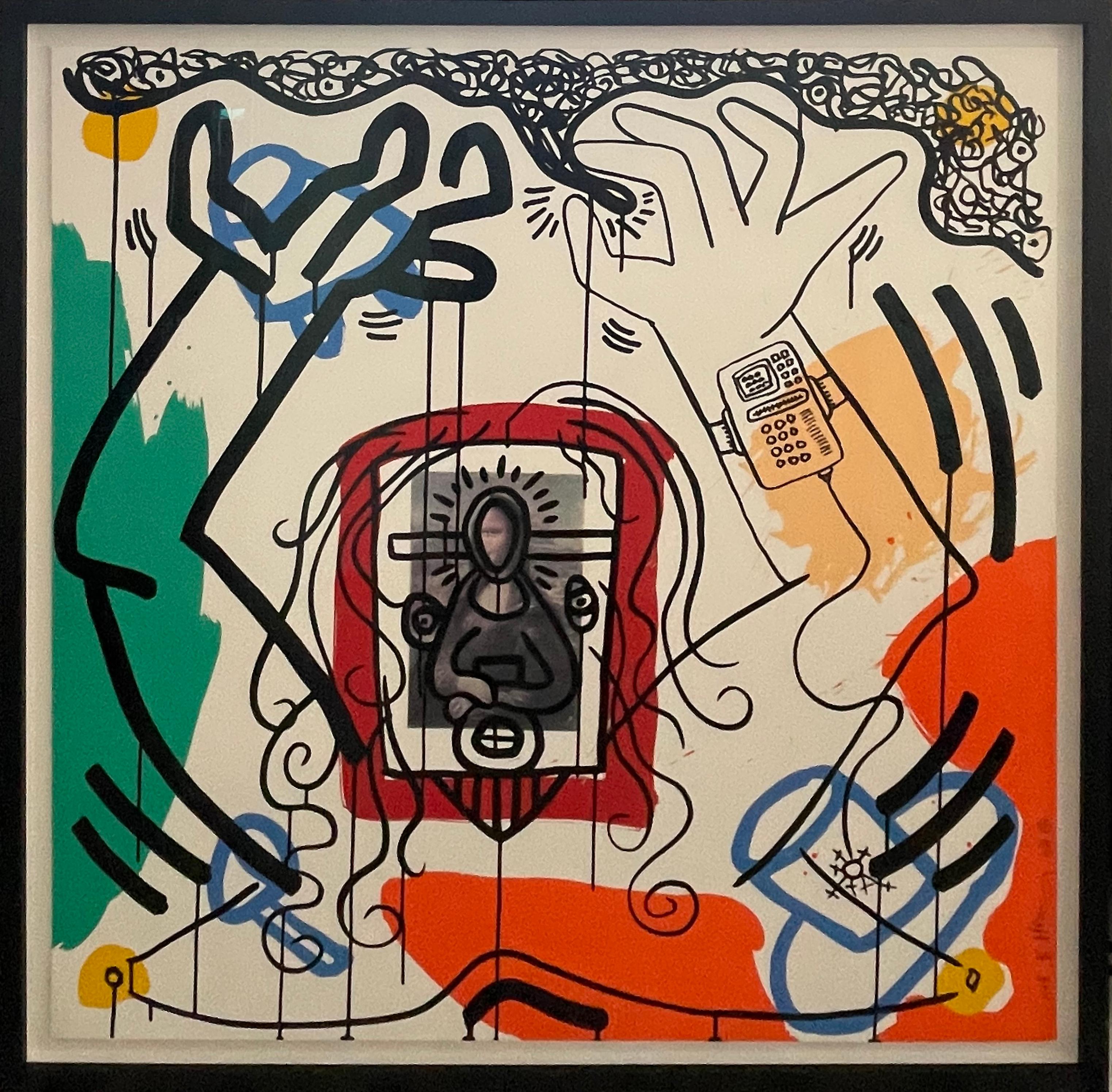 Keith Haring Figurative Print - Apocalypse 6