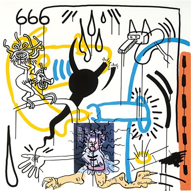 Keith Haring Figurative Print – Apokalypse 8