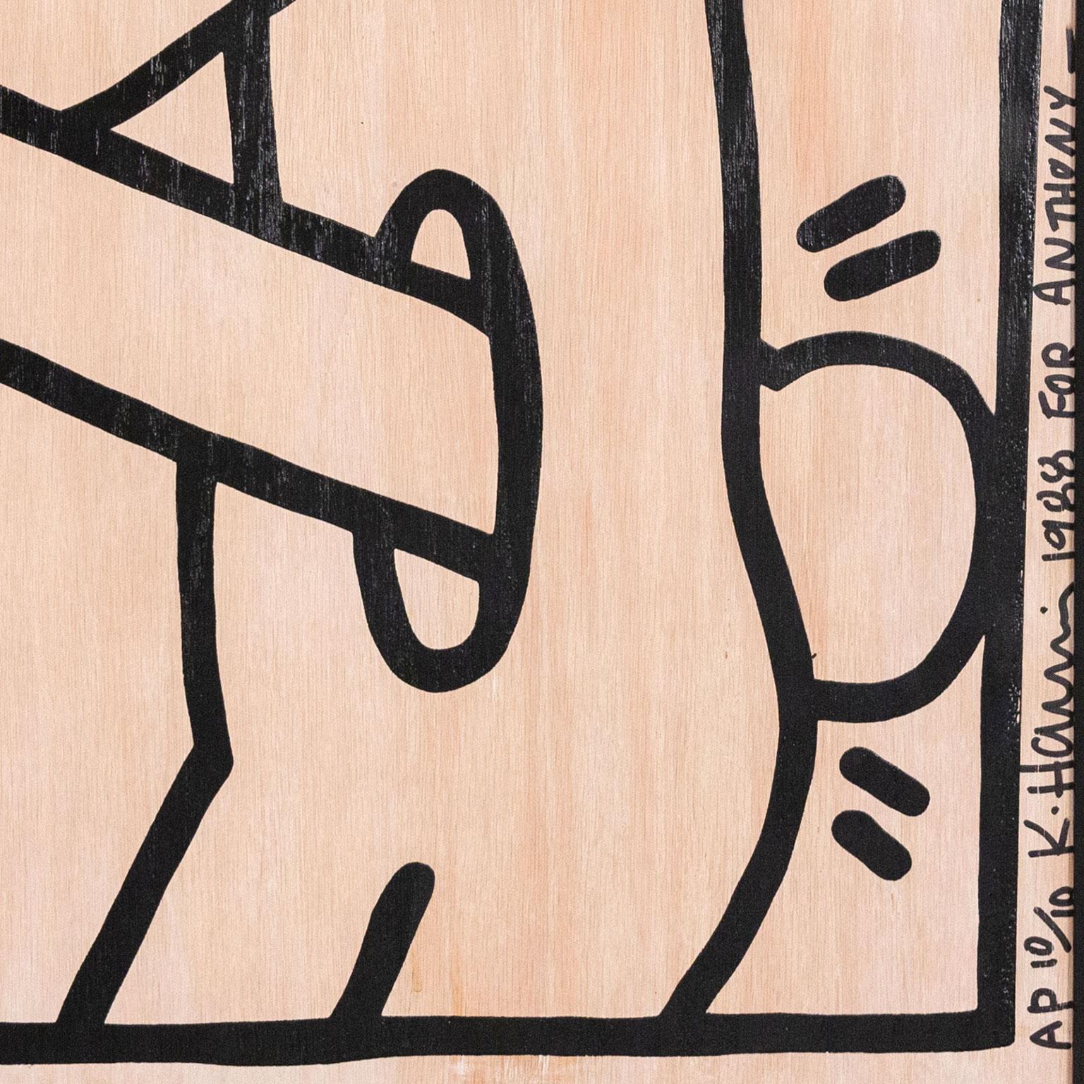 Art Attack on AIDS - Conceptual Print by Keith Haring